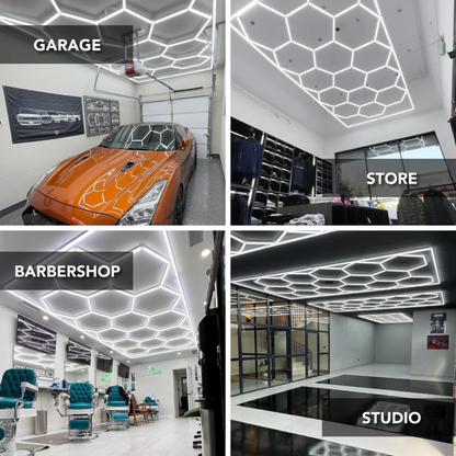 Premium Hexagon | Grande Hexagonal Kit 14-Hex with Edge + Installation Video